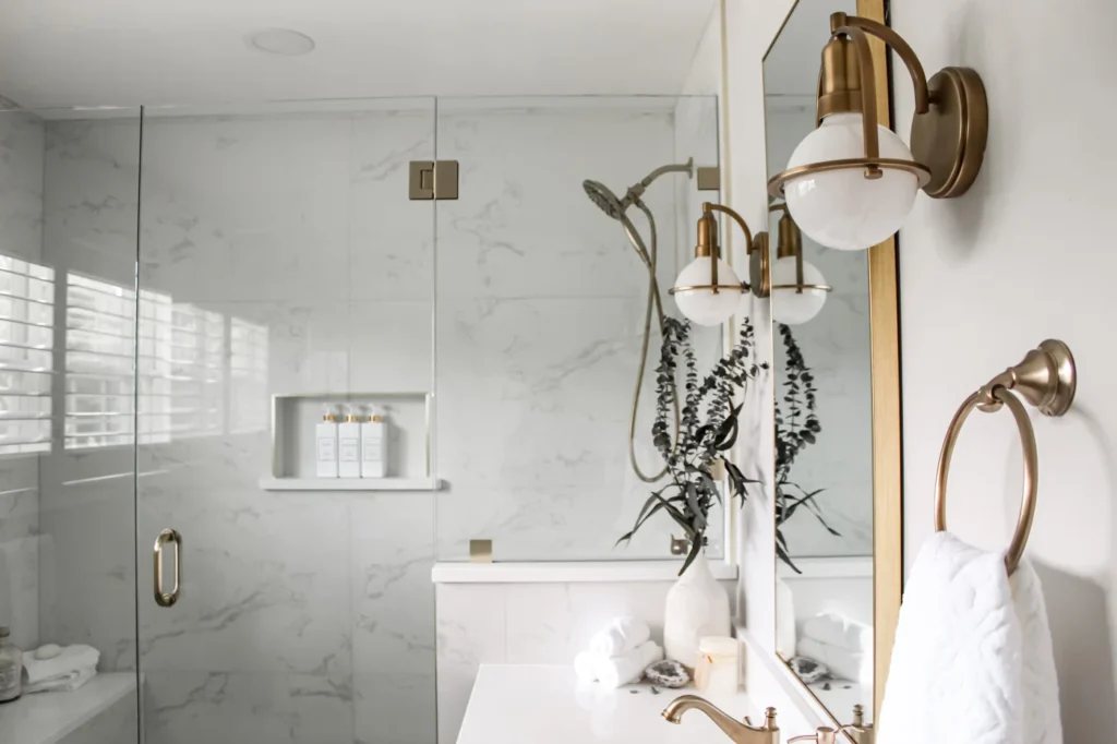 Chic Bathroom Vanity Lighting Bathroom Remodel Element Design Build Remodel Ne Ohio (1)
