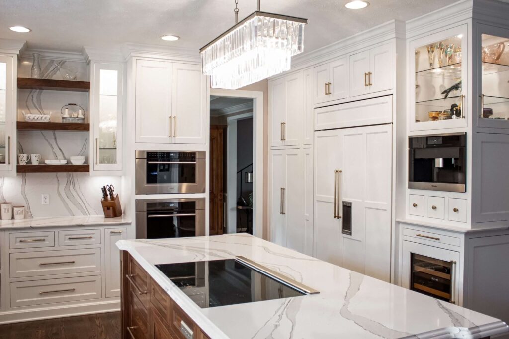 Kitchen Remodel Avon Oh Custom Cabinetry Quartz Countertop