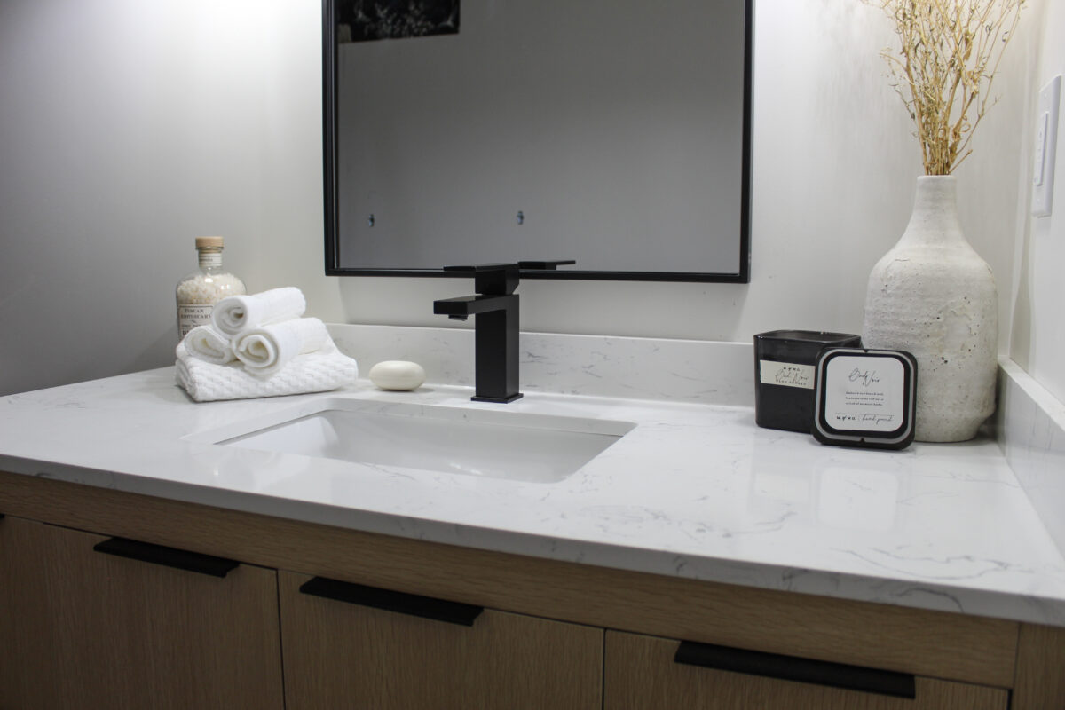 basement-remodel-strongsville-oh-black-finishes-custom-cabinetry
